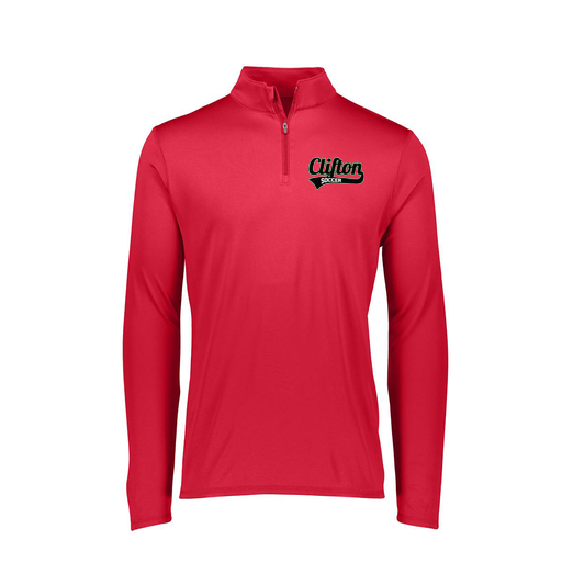 [2787.040.XS-LOGO2] Ladies Dri Fit 1/4 Zip Shirt (Female Adult XS, Red, Logo 2)