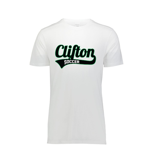 [FTSCUBWH-YS-LOGO2] Decker Youth Tri-Blend T-Shirt - Short Sleeve (Youth S, White, Logo 2)