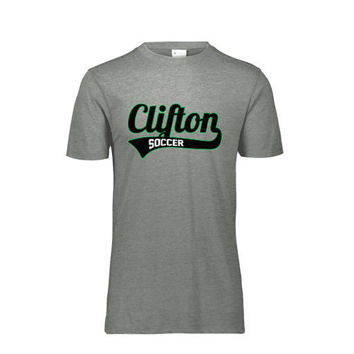 [FTSCUBGY-YS-LOGO2] Decker Youth Tri-Blend T-Shirt - Short Sleeve (Youth S, Gray, Logo 2)