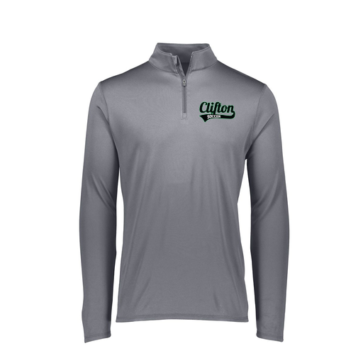 [2787.059.XS-LOGO2] Ladies Dri Fit 1/4 Zip Shirt (Female Adult XS, Gray, Logo 2)