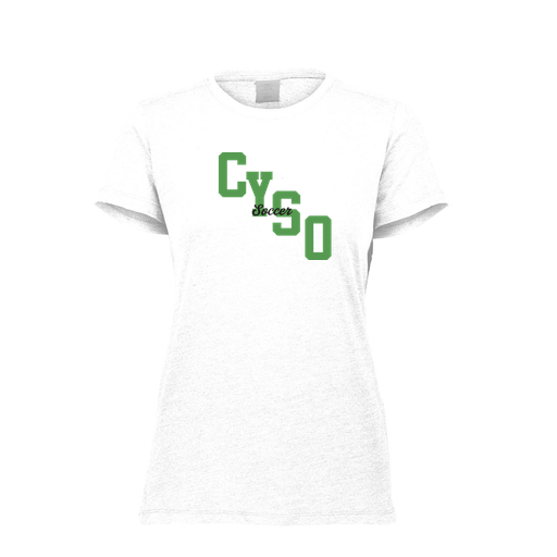 [FTSCUBWH-FAXS-LOGO1] Decker Women's Tri-Blend T-Shirt - Short Sleeve (Female Adult XS, White, Logo 1)