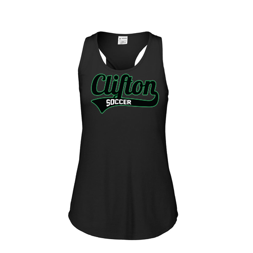 [3078.K94.S-LOGO2] Ladies Tri Blend Tank Top (Female Adult S, Black, Logo 2)