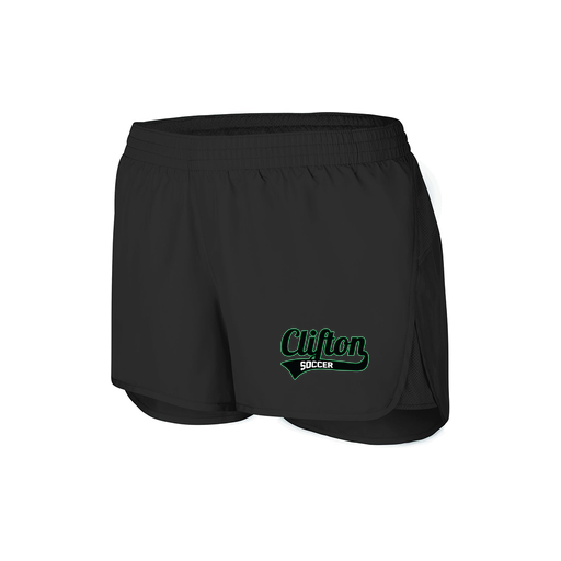 [2430.080.XS-LOGO2] Women's Performance Shorts (Female Adult XS, Black, Logo 2)
