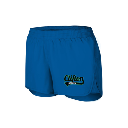 [2430.060.XS-LOGO2] Women's Performance Shorts (Female Adult XS, Royal, Logo 2)