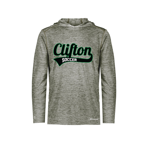 [FOLHCGGY-YS-LOGO2] Decker Youth Charge Hoodie (Youth S, Gray, Logo 2)