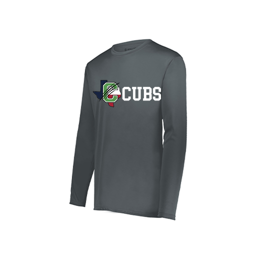 [222822.059.XS-LOGO3] Men's LS Smooth Sport Shirt (Adult XS, Gray, Logo 3)